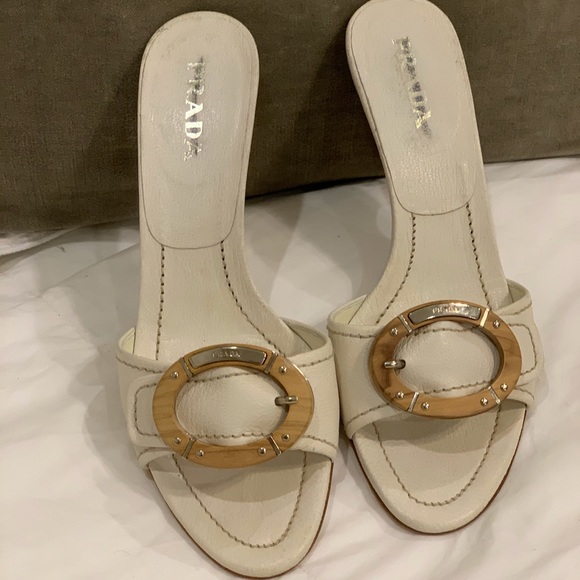 Prada Shoes - Authentic Prada Vintage Leather Sandals